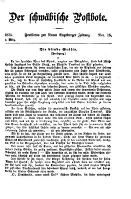 Der schwäbische Postbote (Neue Augsburger Zeitung) Mittwoch 5. März 1873