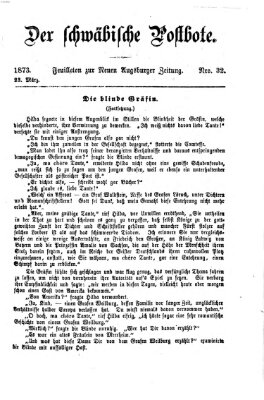 Der schwäbische Postbote (Neue Augsburger Zeitung) Sonntag 23. März 1873