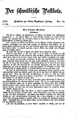 Der schwäbische Postbote (Neue Augsburger Zeitung) Freitag 2. Mai 1873