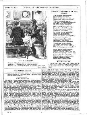 Punch Samstag 14. Januar 1871