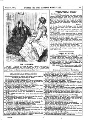 Punch Samstag 4. März 1871