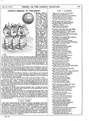 Punch Samstag 27. Mai 1871