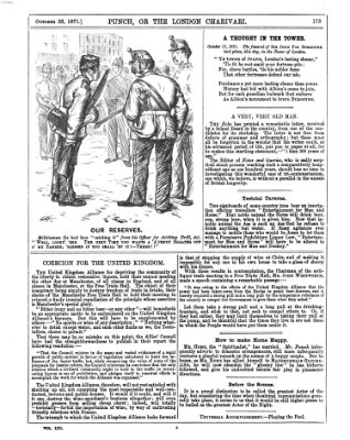 Punch Samstag 28. Oktober 1871