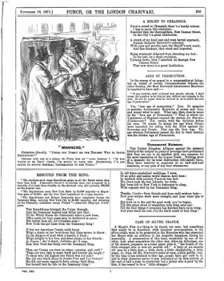 Punch Samstag 18. November 1871