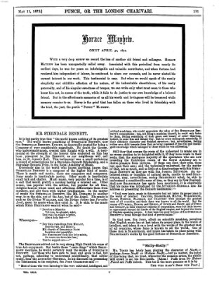 Punch Samstag 11. Mai 1872