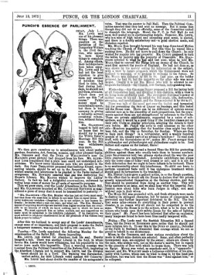 Punch Samstag 13. Juli 1872