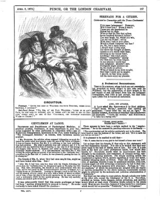 Punch Samstag 5. April 1873