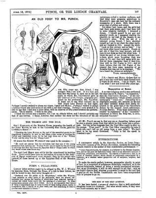 Punch Samstag 12. April 1873