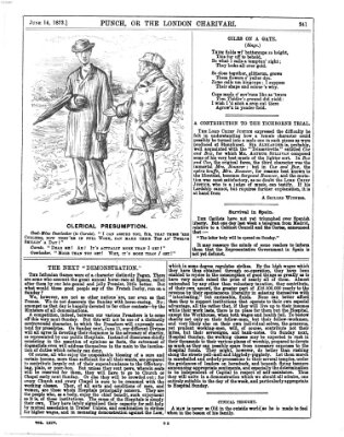 Punch Samstag 14. Juni 1873