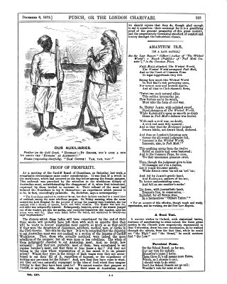 Punch Samstag 6. Dezember 1873