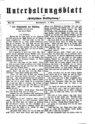 Unterhaltungsblatt zur Kaiserslauterer Zeitung (Pfälzische Volkszeitung) Mittwoch 6. März 1872