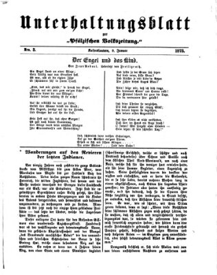 Unterhaltungsblatt zur Kaiserslauterer Zeitung (Pfälzische Volkszeitung) Mittwoch 8. Januar 1873