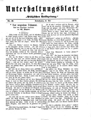 Unterhaltungsblatt zur Kaiserslauterer Zeitung (Pfälzische Volkszeitung) Sonntag 25. Mai 1873