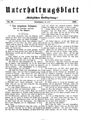 Unterhaltungsblatt zur Kaiserslauterer Zeitung (Pfälzische Volkszeitung) Sonntag 13. Juli 1873