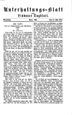 Lindauer Tagblatt für Stadt und Land. Unterhaltungs-Blatt zum Lindauer Tagblatt (Lindauer Tagblatt für Stadt und Land) Samstag 20. Mai 1871