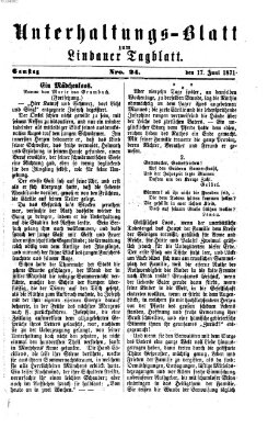 Lindauer Tagblatt für Stadt und Land. Unterhaltungs-Blatt zum Lindauer Tagblatt (Lindauer Tagblatt für Stadt und Land) Samstag 17. Juni 1871