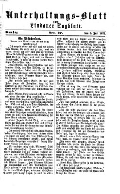 Lindauer Tagblatt für Stadt und Land. Unterhaltungs-Blatt zum Lindauer Tagblatt (Lindauer Tagblatt für Stadt und Land) Samstag 8. Juli 1871