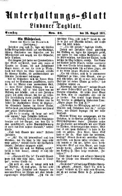 Lindauer Tagblatt für Stadt und Land. Unterhaltungs-Blatt zum Lindauer Tagblatt (Lindauer Tagblatt für Stadt und Land) Samstag 26. August 1871