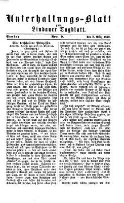 Lindauer Tagblatt für Stadt und Land. Unterhaltungs-Blatt zum Lindauer Tagblatt (Lindauer Tagblatt für Stadt und Land) Samstag 2. März 1872