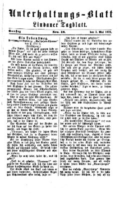 Lindauer Tagblatt für Stadt und Land. Unterhaltungs-Blatt zum Lindauer Tagblatt (Lindauer Tagblatt für Stadt und Land) Samstag 3. Mai 1873