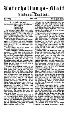 Lindauer Tagblatt für Stadt und Land. Unterhaltungs-Blatt zum Lindauer Tagblatt (Lindauer Tagblatt für Stadt und Land) Samstag 5. Juli 1873