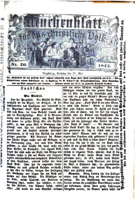 Wochenblatt für das christliche Volk Sonntag 18. Mai 1873