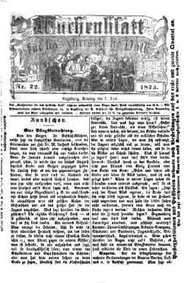 Wochenblatt für das christliche Volk Sonntag 1. Juni 1873