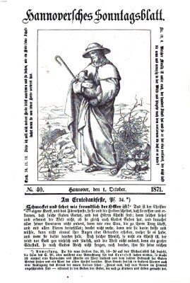 Hannoversches Sonntagsblatt Sonntag 1. Oktober 1871