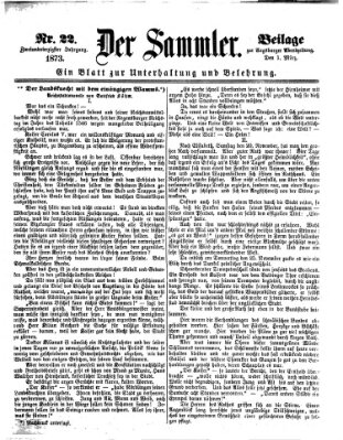 Der Sammler (Augsburger Abendzeitung) Samstag 1. März 1873