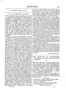 Nature Donnerstag 20. April 1871