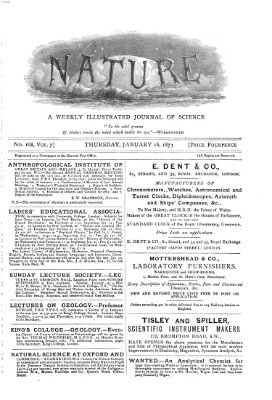 Nature Donnerstag 16. Januar 1873