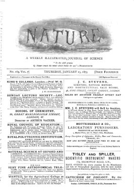 Nature Donnerstag 23. Januar 1873