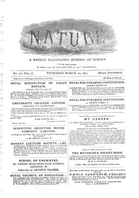 Nature Donnerstag 20. März 1873