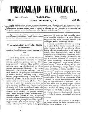 Przegląd Katolicki Donnerstag 5. September 1872