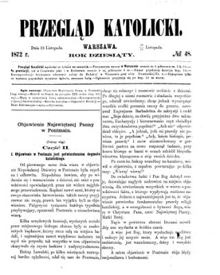 Przegląd Katolicki Donnerstag 28. November 1872