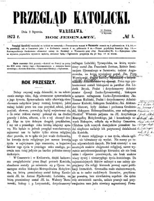 Przegląd Katolicki Donnerstag 2. Januar 1873