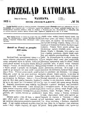 Przegląd Katolicki Donnerstag 12. Juni 1873