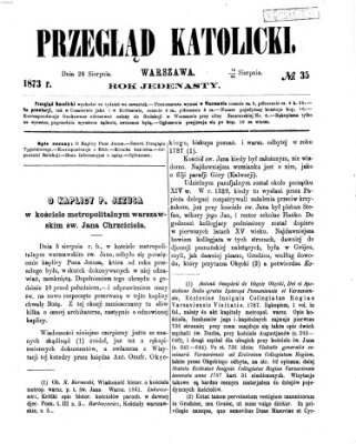 Przegląd Katolicki Donnerstag 28. August 1873