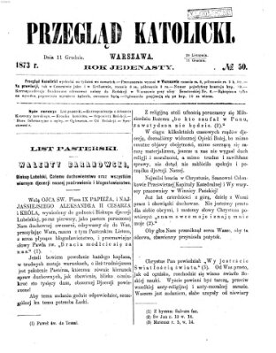 Przegląd Katolicki Donnerstag 11. Dezember 1873