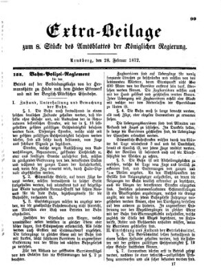 Amtsblatt für den Regierungsbezirk Arnsberg Mittwoch 28. Februar 1872