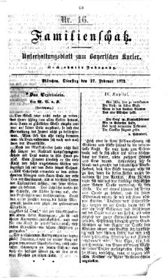 Familienschatz (Bayerischer Kurier) Dienstag 27. Februar 1872