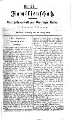 Familienschatz (Bayerischer Kurier) Dienstag 26. März 1872