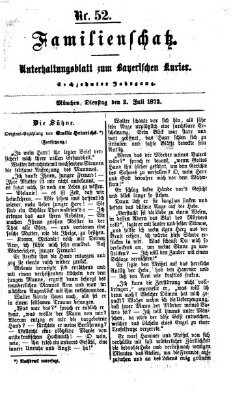 Familienschatz (Bayerischer Kurier) Dienstag 2. Juli 1872