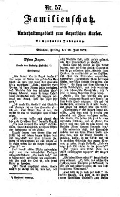 Familienschatz (Bayerischer Kurier) Freitag 19. Juli 1872