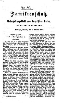 Familienschatz (Bayerischer Kurier) Dienstag 8. Oktober 1872