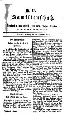 Familienschatz (Bayerischer Kurier) Freitag 14. Februar 1873