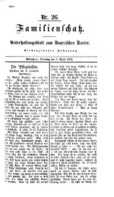 Familienschatz (Bayerischer Kurier) Dienstag 1. April 1873