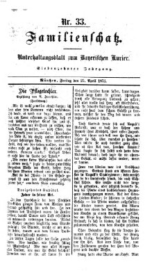 Familienschatz (Bayerischer Kurier) Freitag 25. April 1873