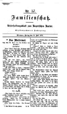 Familienschatz (Bayerischer Kurier) Freitag 18. Juli 1873