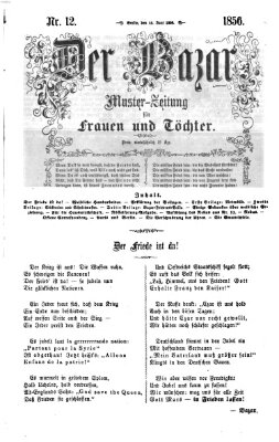 Der Bazar Sonntag 15. Juni 1856